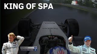 Kimi Räikkönen Master of Spa  A Legendary Lap [upl. by Garibold647]