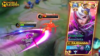 TOP GLOBAL BENEDETTA  BENEDETTA EXP ROTATION  BENEDETTA GAMEPLAY MOBILE LEGENDS [upl. by Buchheim]