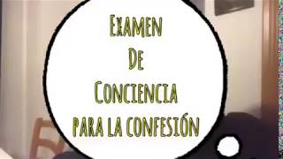 Examen de conciencia para la Confesión [upl. by Banky967]