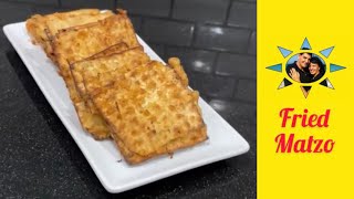 Fried Matzo cooking [upl. by Mandell]