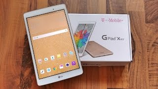 LG G Pad X 80  Unboxing a quotFreequot Tablet [upl. by Joash]