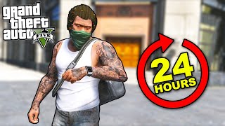 Robbing ALL Banks in GTA 5 in 24 HOURS [upl. by Meredithe206]