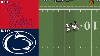 Peach Bowl 10 Penn State vs 11 Ole Miss in retro bowl 2023 [upl. by Ranson]