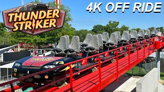 Thunder Striker 4K OFF Ride POV Carowinds Charlotte NC [upl. by Hurlow592]