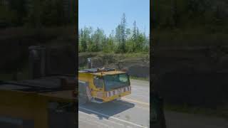 Mammoet Liebherr Crane on Hwy11 shorts truckspotter [upl. by Britta]