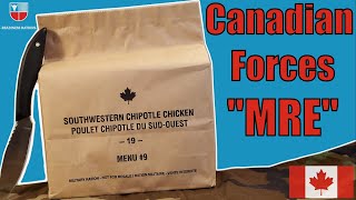 Canadian Military quotMREquot Individual Meal Pack IMP Field Ration Review Meal Ready to Eat Taste Test [upl. by Atteuqnas]