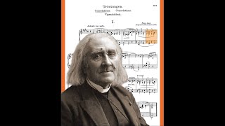 Liszt  Consolation No 1  Animated Sheet Music [upl. by Armalda514]