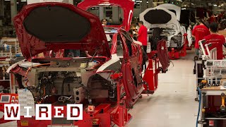 How the Tesla Model S is Made  Tesla Motors Part 1 WIRED [upl. by Pokorny]