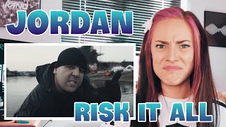 JORDAN  RISK IT ALL OFFICIAL VIDEO  PRODUCED BY MIKEY JOE  UK REACTION 🇬🇧 🥶🥶🥶 [upl. by Hughes]