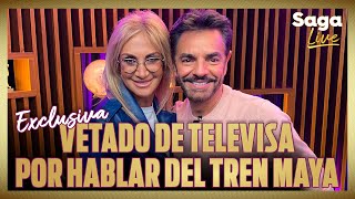 EUGENIO DERBEZ recuerda pleito con AMLO por OPONERSE al TREN MAYA BRINDA con ADELA por PREMIO OSCAR [upl. by Gan]