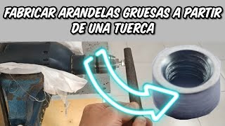 Fabricar arandelas gruesas [upl. by Pengelly414]