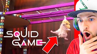 NEW SQUID GAME in REAL LIFE Hamster Challenge [upl. by Etnoek]