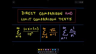 Limit Comparison Test and Direct Comparison Test [upl. by Atinaw]