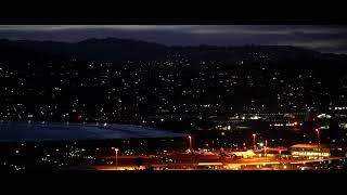 231011 Lyall Bay Wellington Airport Brooklyn wind turbine Lyall Bay Surf Cam Live [upl. by Hiram229]