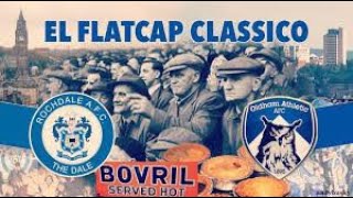 Rochdale vs Oldham El Flatcap Classico derby carnage pyros pitch invasions fights [upl. by Darlene]