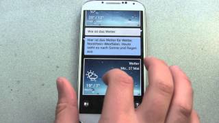 Samsung Galaxy S4 S Voice Review [upl. by Ursola]