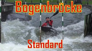 Bogenbrücke Standards  Kanuslalom  Eiskanal Augsburg [upl. by Rinee]