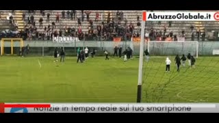 Vastese Termoli 12 Biancorossi fuori dalla serie D Alta tensione in campo [upl. by Ollehcram385]