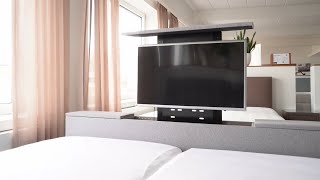 Boxspringbett mit TV Teil – gemütlich fernsehen im Bett [upl. by Male]