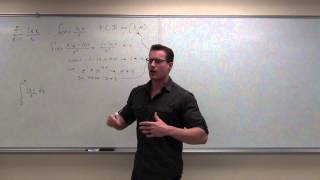 Calculus 2 Lecture 93 Using the Integral Test for ConvergenceDivergence of Series PSeries [upl. by Oinotna]