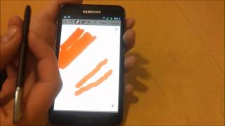 Galaxy Note SPen Pressure Sensitivity Palm Rejection amp Pen Gestures [upl. by Coppock52]