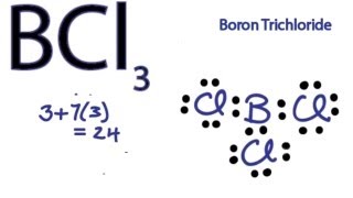 BCl3 Lewis Structure  How to Draw the Lewis Structure for BCl3 [upl. by Arahsit373]