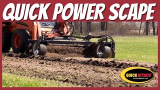 Quick Power Scape™ Soil Conditioner Overview Yard Prep Driveway Maintenance Land Leveling [upl. by Eeslehc]