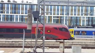 My 1 RJX Video Intern ÖBB RailjetAlex mit Werblok in München HbfRJX63 BudapestALX79864 München [upl. by Braeunig101]