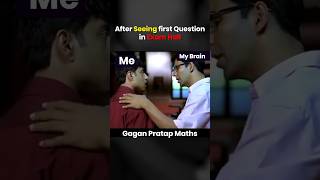 After Seeing first Question in Exam Hall 😂 Gagan Pratap Sir ssc cgl chsl memes [upl. by Kirtley]