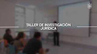 Presencial  Taller de Investigación Jurídica [upl. by Raybourne]