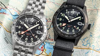 The New Most Attainable GMT From Seiko  Seiko 5 Field GMT SSK023 amp SSK025 [upl. by Devon]