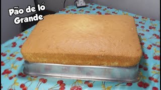 PÃO DE LÓ GRANDE  BOLO ATÉ 6KG  Bru na Cozinha [upl. by Brunelle755]