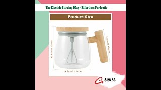 The Electric Stirring Mug  Effortless Perfection in Every Sip [upl. by Cestar]