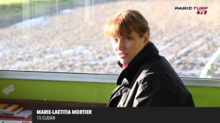 ParisTurf TV  MarieLaetitia Mortier  Clidan [upl. by Eyaf]