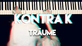 Kontra K  Träume piano tutorial [upl. by Atisusej685]