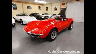 1969 Orange Corvette Convertible 4spd For Sale [upl. by Retloc229]