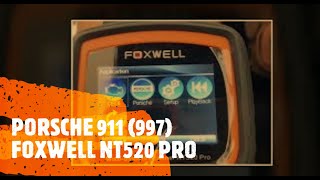 DIY PORSCHE 911 997 CARRERA SERVICE RESET FOXWELL NT520 PRO [upl. by Meeka]