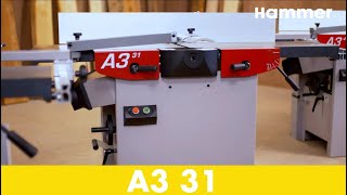 Hammer® A3  Setup demonstration of the JointerPlaner  Felder Group Part 2 [upl. by Aerbas]