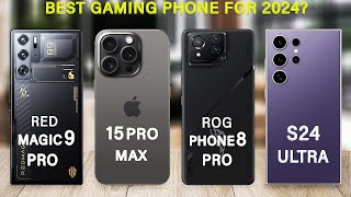 S24 Ultra Vs ROG Phone 8 Pro Vs iPhone 15 Pro Max Vs Red Magic 9 Pro  Best gaming phone 2024 [upl. by Velma229]