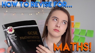 HOW TO REVISE MATHS  GCSE and General Tips and Tricks [upl. by Annaiek]