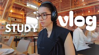 KOREA DIARY✧˖° ep3 study with me in seoul [upl. by Tichonn]