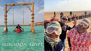 EGYPT  Hurghada  Snorkeling in Red Sea  Giftun Island  Crystal Safari  Bedouin Village [upl. by Akinyt]