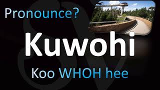 How to Pronounce Kuwohi CORRECTLY [upl. by Ilowell]