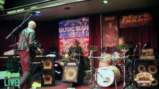 Tony Levin Jams at the Ernie Ball Music Man booth at Bass Player Live  Part 1 [upl. by Elitnahc]