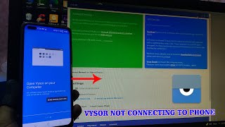 Vysor Not Connecting To Phone  Vysor Android To Pc Not Working [upl. by Veta]