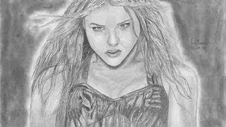 Chloe Moretz Carrie Dibujo Drawing 2 [upl. by Aneehsal]