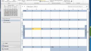 Öffentlicher iCal Google Kalender in Outlook 2010 abonnieren  synchronisieren  sync [upl. by Atnuhs]