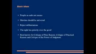 Immanuel Kants Philosophy of Ethics Summary [upl. by Adnamar197]