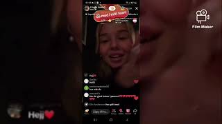 LINNEA LUNDSTRÖM HELT SPEEDAD PÅ TIKTOK LIVE 4 APRIL [upl. by Ydnam892]