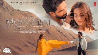 Mohabbat Video Amaal Mallik Aamna Sharif  Vayu  Krish Trivedi  Bhushan Kumar [upl. by Nonnelg]